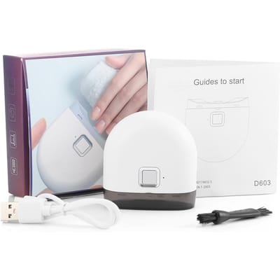 Elektrische Automatische Nagelknipper met Licht Trimmer Nagelknipper Manicure voor Baby Volwassen Verzorging Schaar Lichaamsgereedschap USB Opladen white