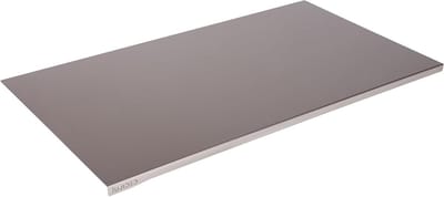 Werkblad van roestvrij staal - Kneedplank pizzabretter - Bakken en snijden - Antislipmat - 85 x 573 cm - Satijn