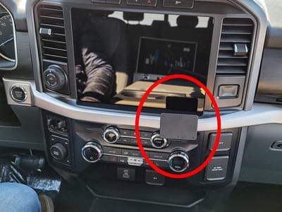 Brodit ProClip houder geschikt voor Ford F-Serie 150 2021 - Angled Mount