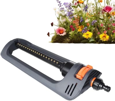 Oscillerende Watersproeier - Gazonsproeier Tuingereedschap - Planten Water Geven - 19 Sproeiers Gelijkmatige Dekking