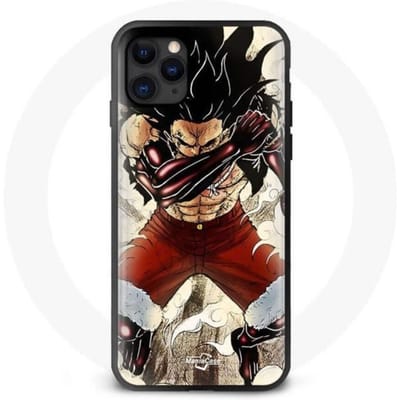 Coque Maniacase pour Iphone 11 Pro Max Luffy Gear Anime zwart