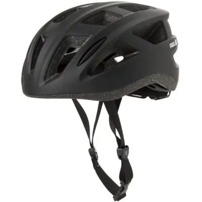 AGU Attivo - Fietshelm - Wielrenfiets - Mountainbike - In-mould - 52-58cm - S/M - Zwart - Unisex - 18 ventilatieopeningen - Direct-Dial systeem - Gerecycled materiaal