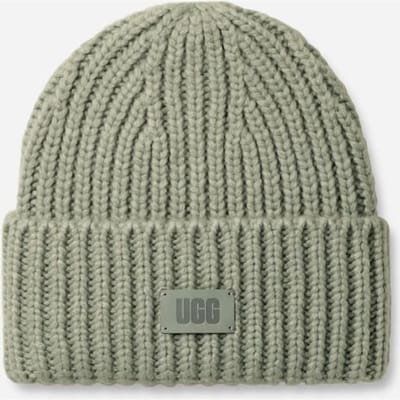 UGG® Chunky Rib-muts voor kinderen  in Grey Mist, Knit