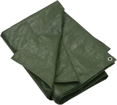Dekzeil - Tarp Zeil - Voorwerpen Afdekken - Waterbestendig HDPE Materiaal - 4 x 4 m - Groen