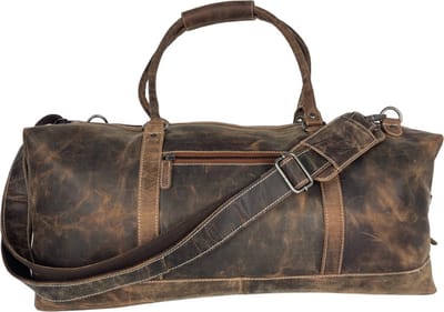 Weekendtas – Cognac – Handbagage - Sporttas – Lederen Reistas – Buffelbag - XXL - Reizen - Tas - Leer - Travelbag