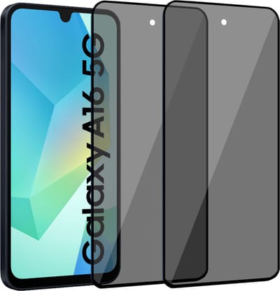 2x Geschikt voor Samsung Galaxy A16 5G - Privacy Screenprotector - Beschermglas - Privé GuardCover