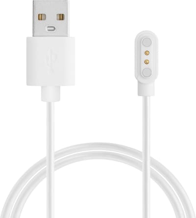 kwmobile USB-oplaadkabel geschikt voor Blackview X1 (Number B00101) / X2 Smartwatch kabel - Laadkabel voor smartwatch - in wit