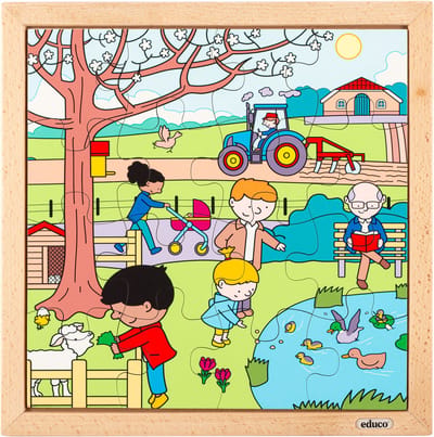 Seizoenspuzzel | lente | Educo | Educatief speelgoed