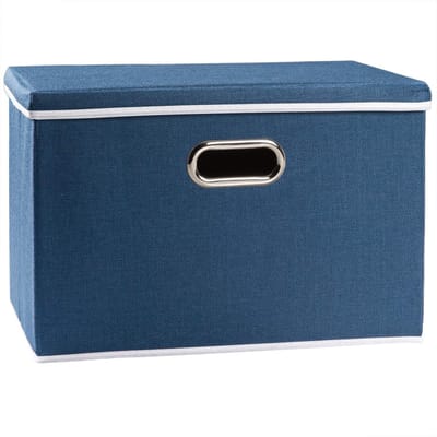Unyqoos ® Faltbare Stoffopbergdozen met Deksel voor Huis en Kantoor, Ruimtebesparend en Stijlvol Ontwerp, 43x30x30cm