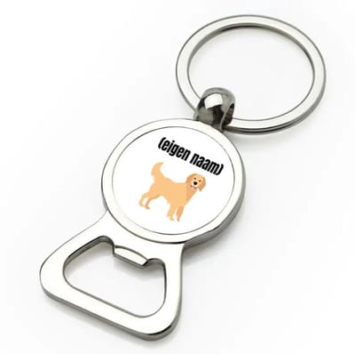 Akyol - hond met eigen naam flesopener - Honden - honden liefhebbers - iemand die houdt van honden - verjaardag - cadeau - kado - 9 bij 3 cm