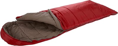 Dekenslaapzak - Kampeerslaapzak - Outdoor kamperen - Volledig te openen - Tot 190 cm - Rood