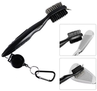 Actie4you® - Golf borstel Golftas - Golf Accessoires – 3 in 1 – Golfborstel - Zwart