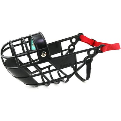Muselière réglable pour chien, masque en plastique, Anti-aboiement, couvre-bouche pour petits/moyens/grands lévriers Gree Whippet S noir