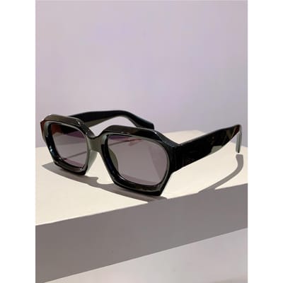 Oversized Vierkante Zonnebril Nieuw Stijlvol Vintage Buiten Zonnebrillen Trendy Merk Ontwerper UV400 Dames Brillen Other gray
