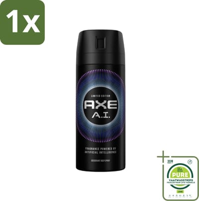 1 x Axe - Limited Edition - Deodorant Bodyspray - A.I. - 150 ml - Deodorant - Bodyspray - Axe - A.I. - Geur