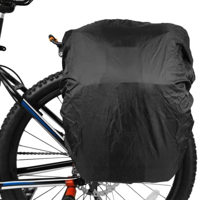 Dailygoods- Regenhuls Dubbel Waterdicht - Fietstas Beschermhoes - Fietsmand Bescherming - Opvouwbaar - Lichtgewicht - Ideaal voor Fietstassen