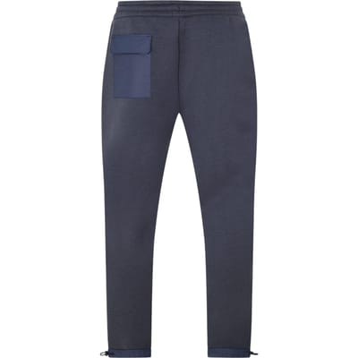 Boss Heren P Lamont fleece joggingbroek met normale pasvorm (Donkerblauw)