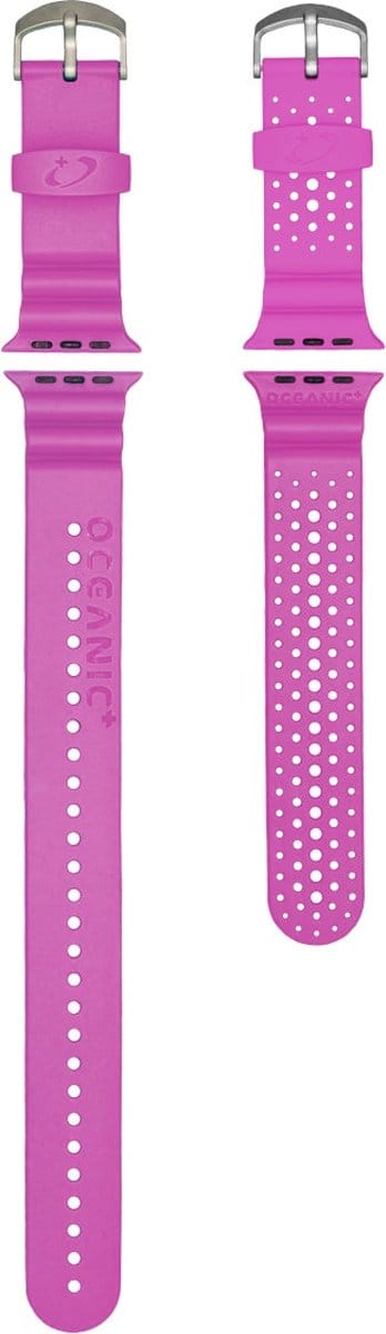 Oceanic+ - Dive Watch Strap Kit - Smartwatchbandje - 45mm - Roze