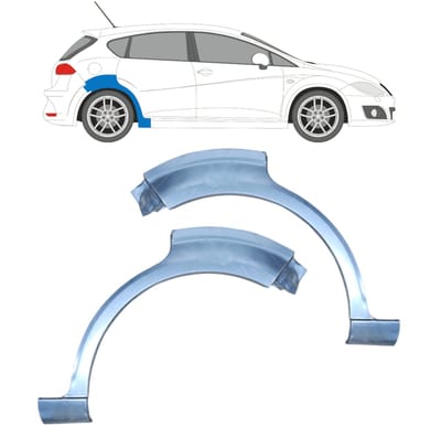 Reparatiepaneel achterspatbord voor Seat Leon 2005-2012 / Links + Rechts / Set