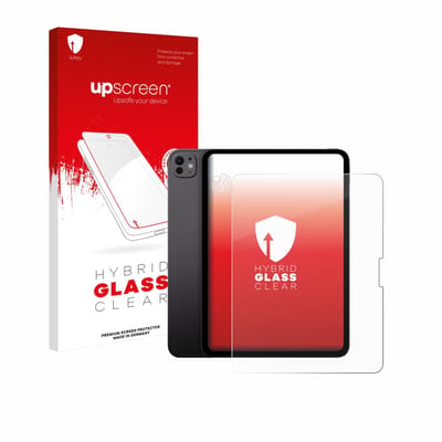 upscreen - Screenprotector voor Apple iPad Pro 13" 2024 (Voor+Camera) - Folie Beschermfolie Beschermglas transparant