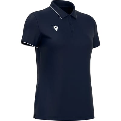 Macron Melody Polo Dames - Marine / Wit | Maat: S