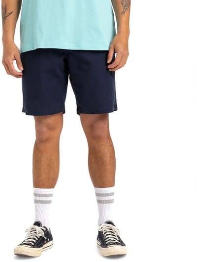Quiksilver Straight Chino Shorts Blauw 32 Man
