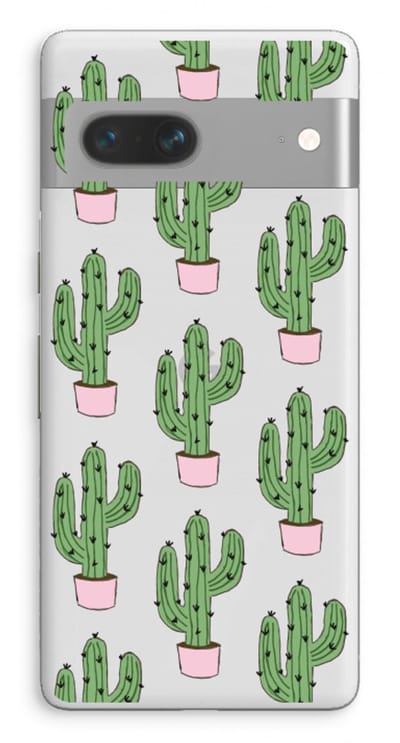 Case Company® - Hoesje geschikt voor Google Pixel 7 hoesje - Cactus Lover - Soft Cover Telefoonhoesje - Bescherming aan alle Kanten en Schermrand