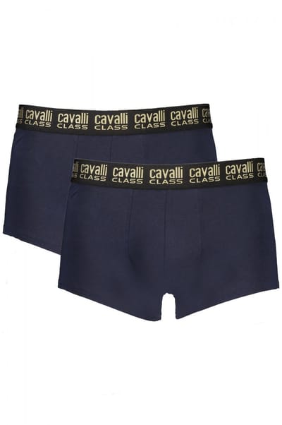 CAVALLI CLASS Boxers 2-Pack Navy/Donkerblauw Maat S