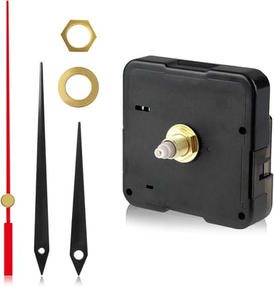 Complete Quartz Klok Mechanisme Kit voor DIY Klokrestauratie met Wijzers en Precisie Onderdelen, Geschikt voor Wandklokken en Creatieve Projecten