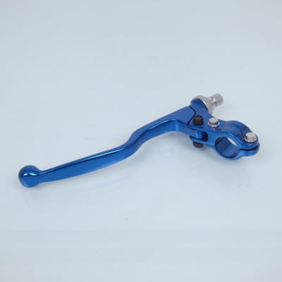 Koppelingshendelhouder links Kyoto voor motor cross enduro aluminium geanodiseerd blauw Nieuw