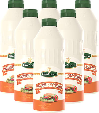 Oliehoorn - Hamburgersaus - 6x 900ml