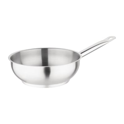RVS Conische Sauteuse - 20cm - Vogue M947 - Horeca & Professioneel