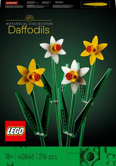 LEGO Botanicals Daffodils 40646, Bouwpakket, 18 jaar, Kunststof, 0 stuk(s), 159 g