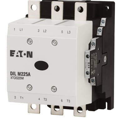 Eaton Vermogensrelais, 380 V 400 V 110 kW, 2 S, 2 Ö, RDC 240: 200 - 240 V DC, gelijkstroombediening, schroefaansluiting, 139553