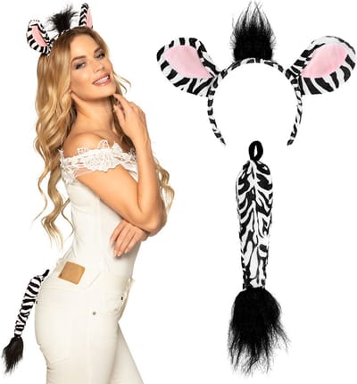 Boland - Set Zebra - Volwassenen - Vrouwen - Zebra - Dieren