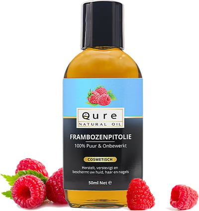Frambozenpitolie 50ml | 100% Puur & On-bewerkt | Frambozenpit Olie voor Haar, Ge-zicht en Lichaam