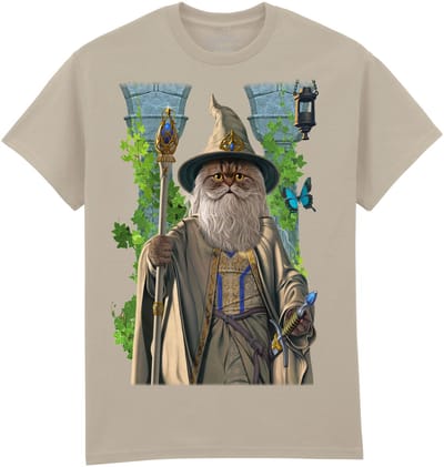 Lord of the Rings Catdalf The White The Coloured House T-shirt M