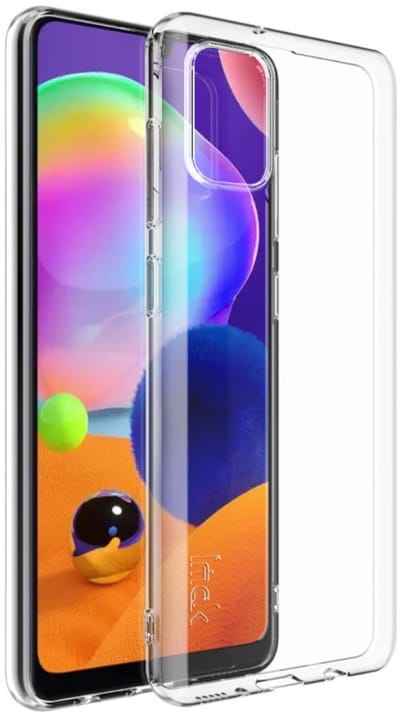 IMAK Hoesje - Geschikt voor Samsung Galaxy A31 Hoesje - IMAK TPU Back Cover - Transparant