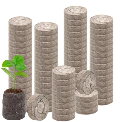 Potgrond voor Kamerplanten - Plantengrond Substraat - Gezonde Plantengroei - Snel Uitzettende Eigenschappen - 100 Stuks - Bruin
