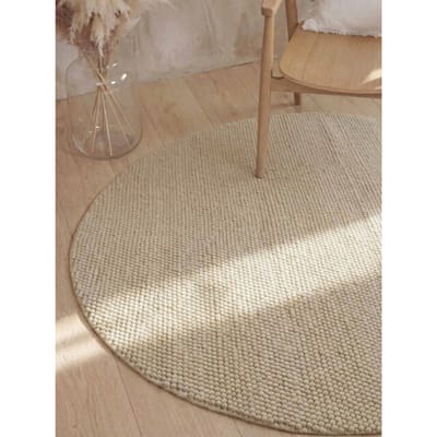 Ted Baker Richmond rond wollen vloerkleed Diana Lichtbeige - Rond 200 Ø - (L)