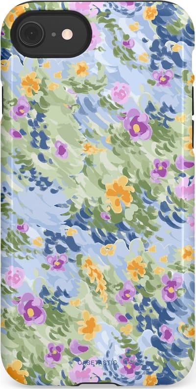 Casetastic Hoesje Geschikt voor Apple iPhone 7/8/SE - Stijlvolle Beschermende Duo-layer Case - Vijver briesje