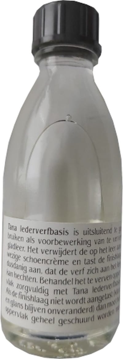Tana Leder cleaner / Decapant / Lederverfbasis (gebruiken vóór het verven van leren schoenen en laarzen)
