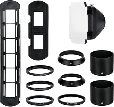 Slide & Film Remake met 35mm Dia Houder, Film Houder en DSLR Lens Adapter voor Negatief Scannen en Kopiëren