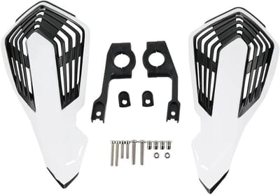 Motor Handkappen - Stuur Beschermers - Bescherming Rijder - Universele Montage - 7/8" - Wit