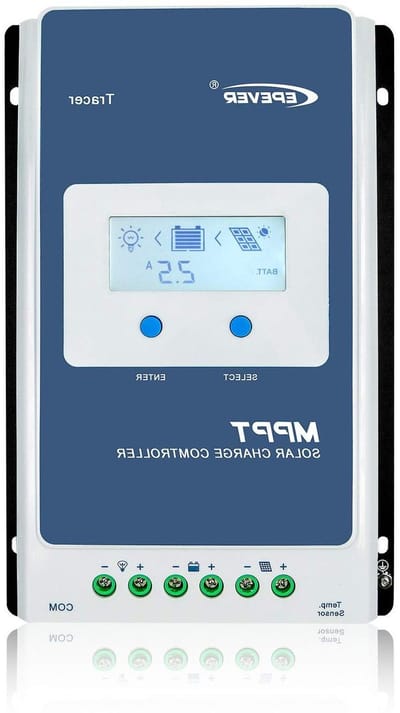 MPPT Solar Charge Controller - Zonnepaneel Regulator - Energie Beheer - Geavanceerde MPPT Technologie - 40A 12V/24V - Zwart
