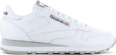 Reebok Classic Leather - Heren Sneakers Schoenen Leer Wit 100008789 , Maat: EU 40.5 UK 7
