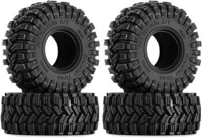 1.0 Inch RC Crawler All Terrain Banden Super Zacht Sticky voor 1/18 en 1/24 Schaal Modellen