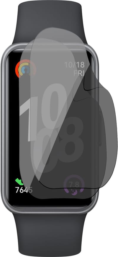 Privacy Screenprotector geschikt voor Huawei Band 10 - 2x FlexGuard Screen Protector