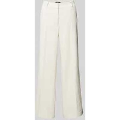 Regular fit linnen broek met persplooien, model 'CALIFORNIA'