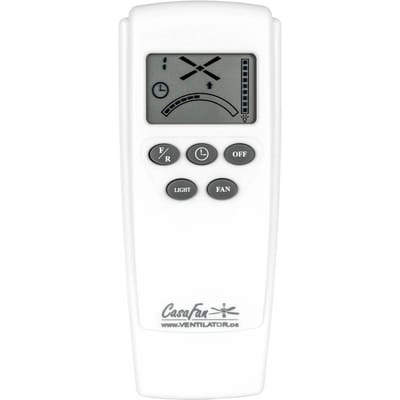 CasaFan Plafondventilator Eco Regento, chroom, hout, DC-motor, Ø 140 cm